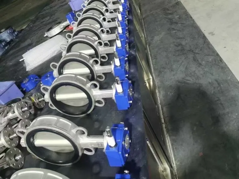 Duplex Steel Lever Wafer Butterfly Valve