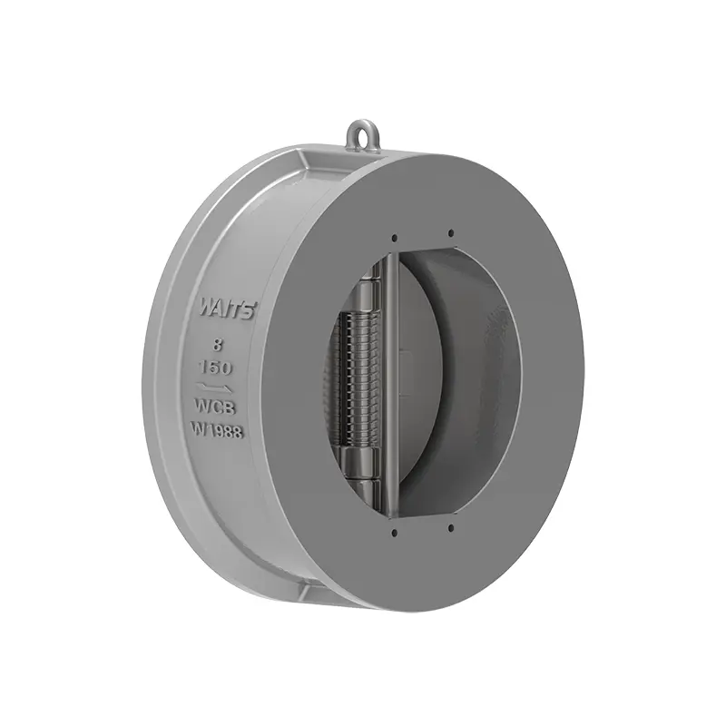 Зваротны клапан з падвойнай пласцінай з мяккім ушчыльненнем